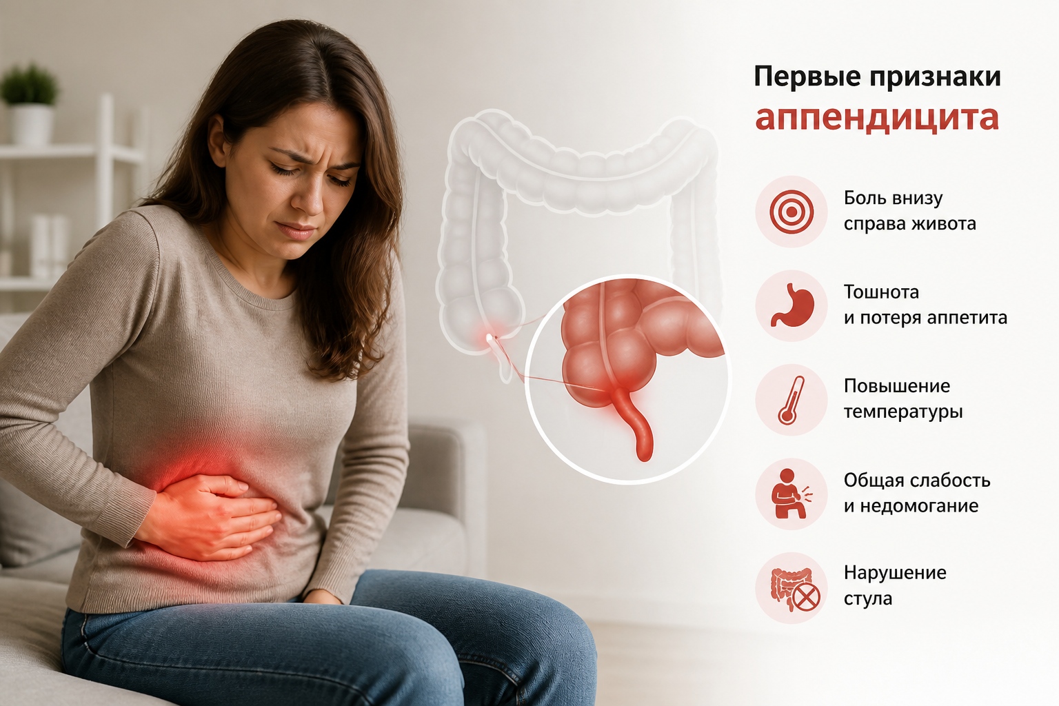 аппендицит первые признаки