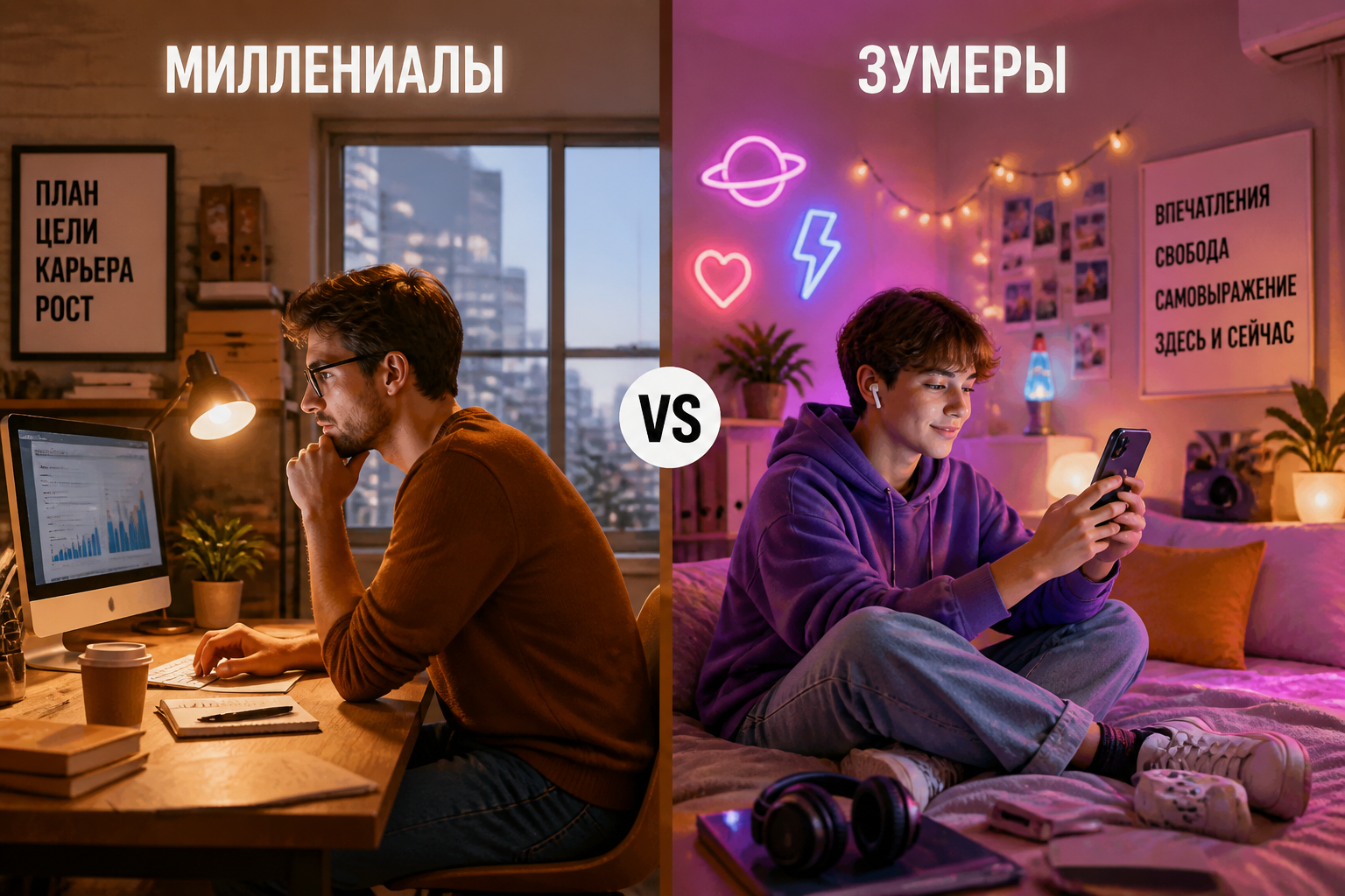 В чём зумеры отличаются от миллениалов