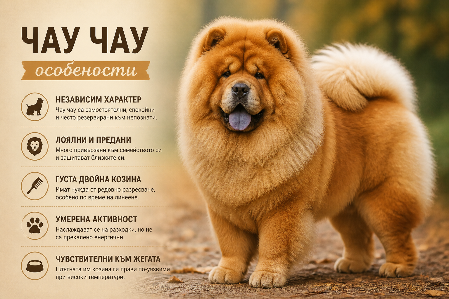 чау чау особености