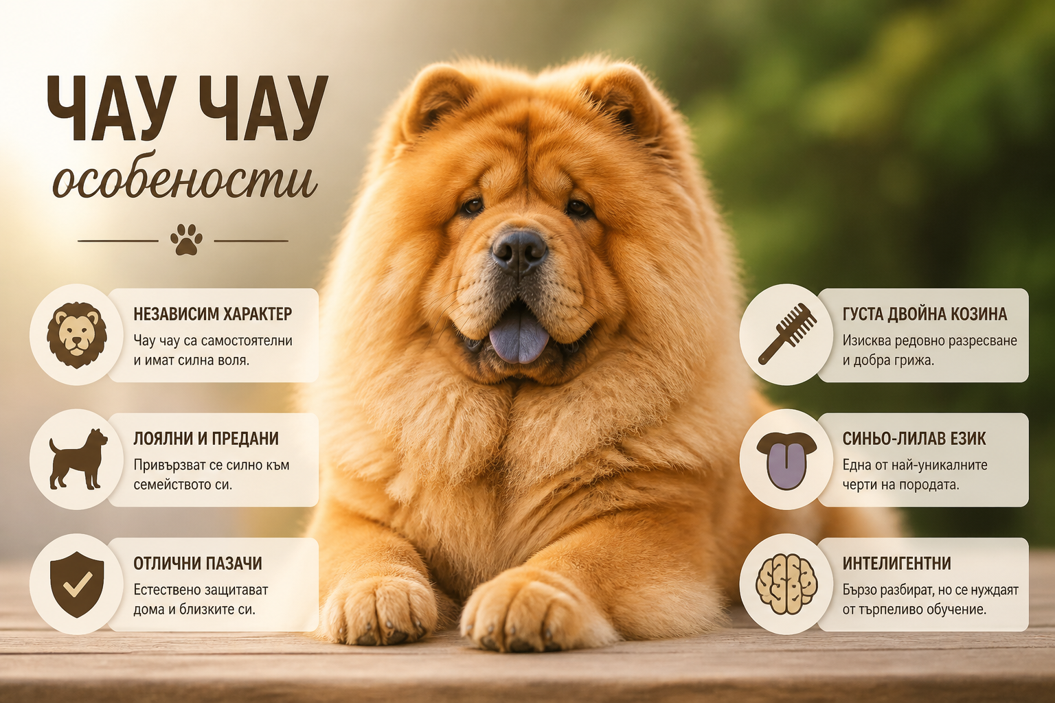 чау чау особености