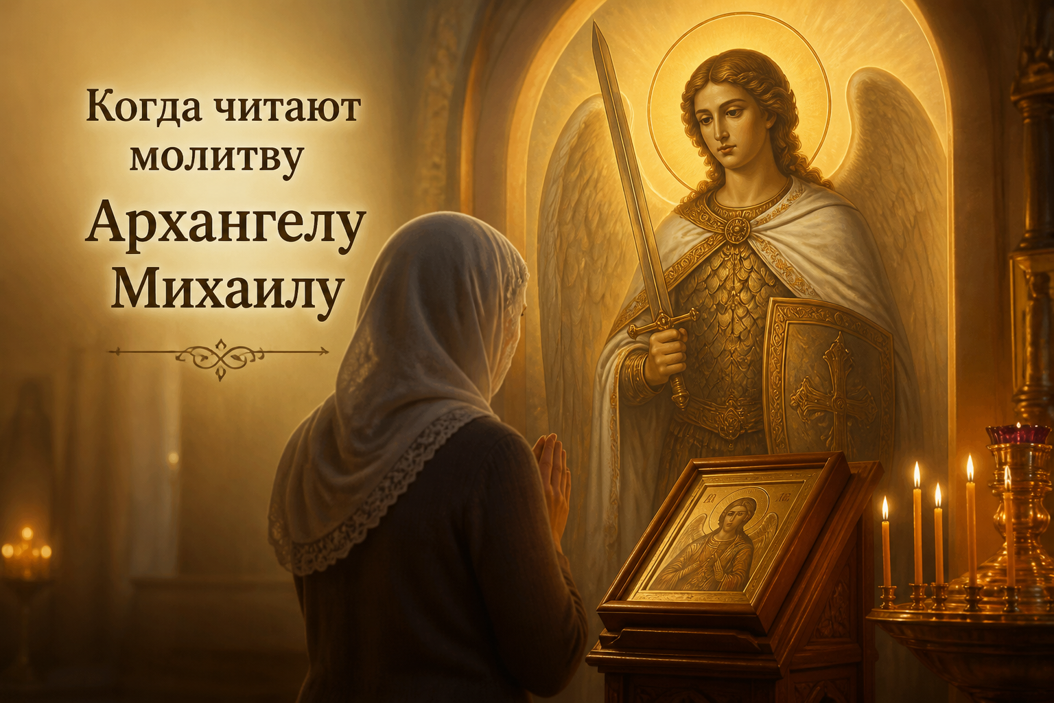 Когда читают молитву Архангелу Михаилу