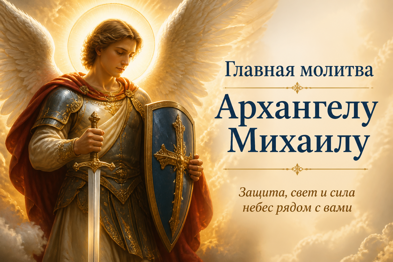 Главная молитва Архангелу Михаилу