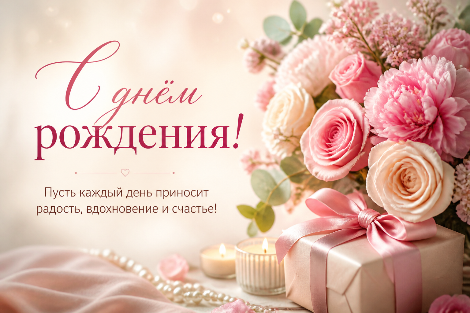 с днем рождения женщине своими словами