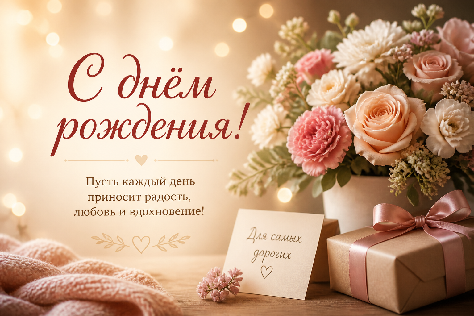 Поздравления для самых близких