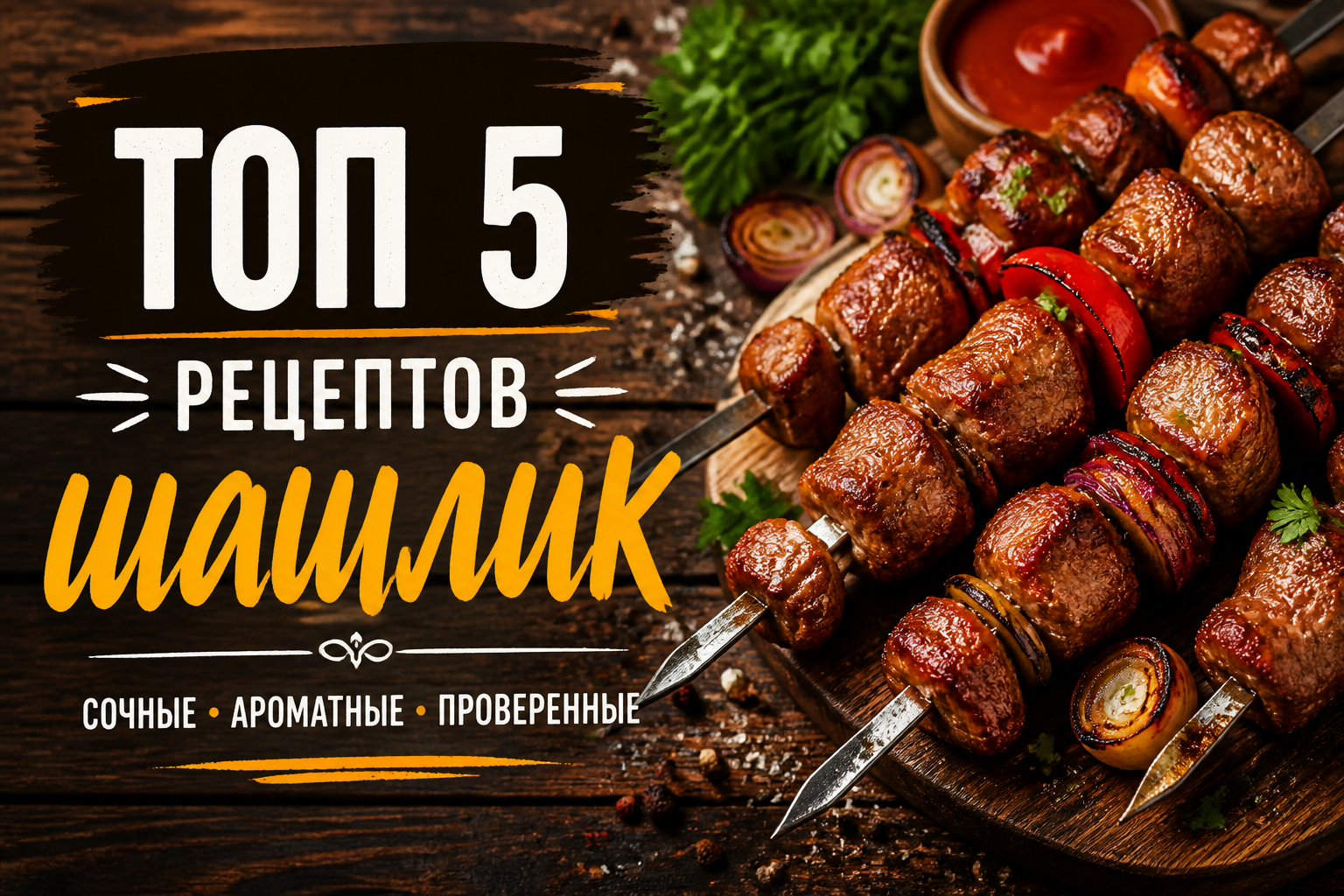 топ 5 рецептов шашлик