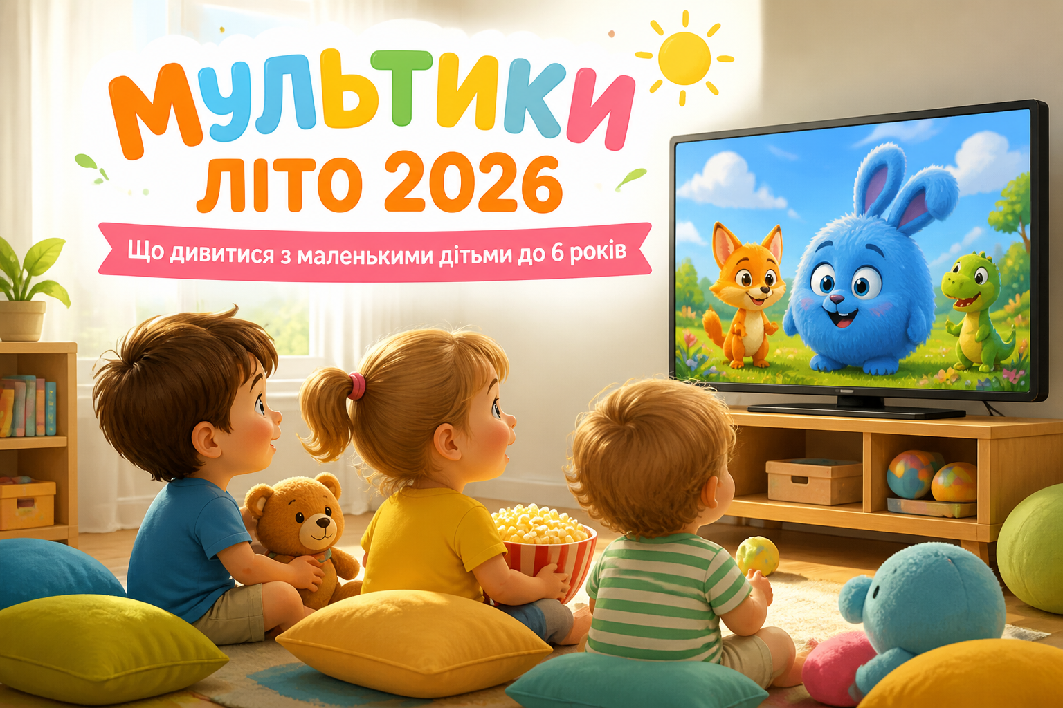Що дивитися з маленькими дітьми до 6 років
