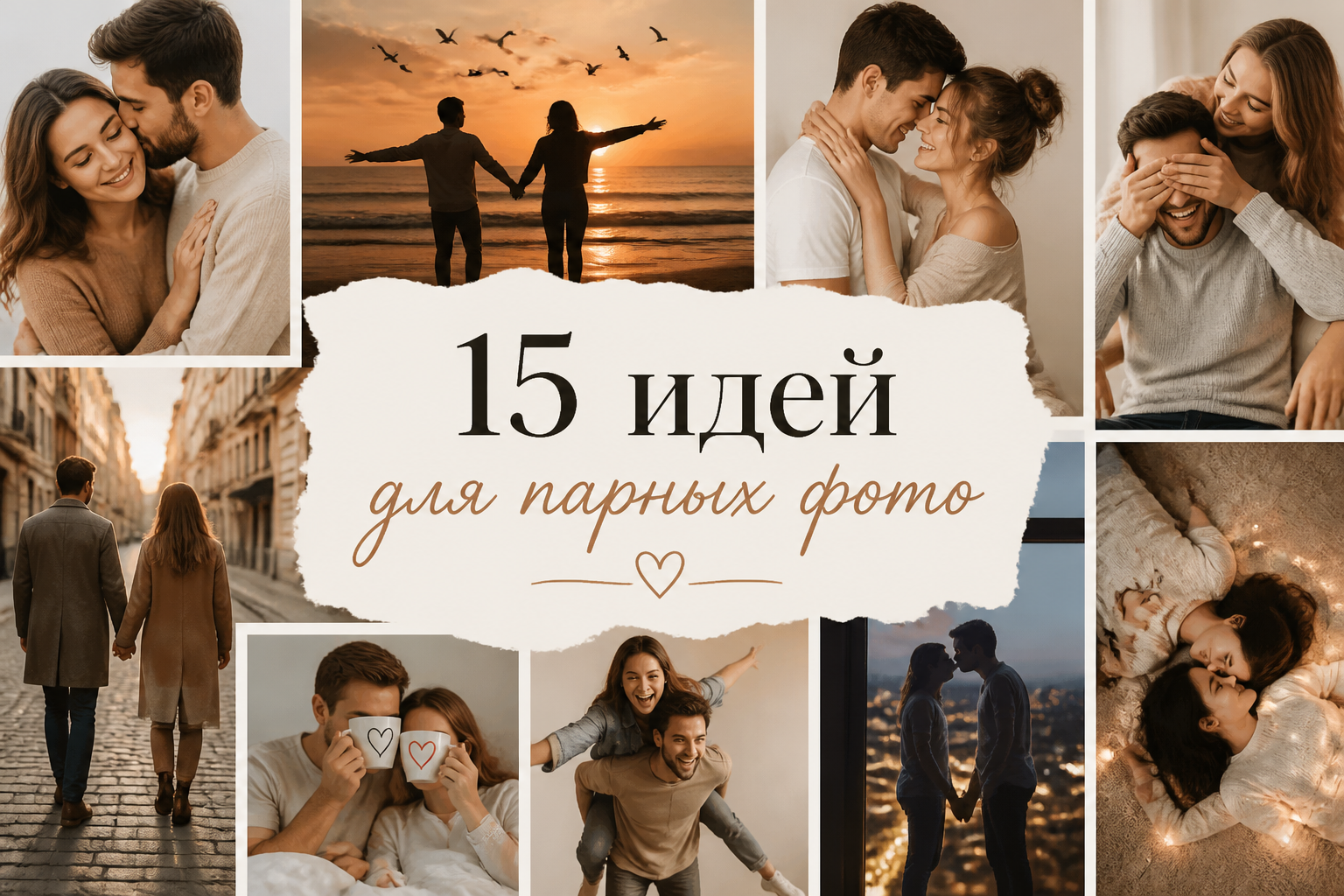 15 идей для парных фото