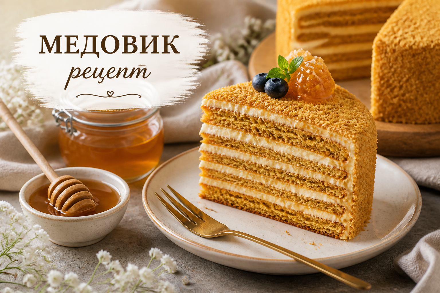 медовик рецепт