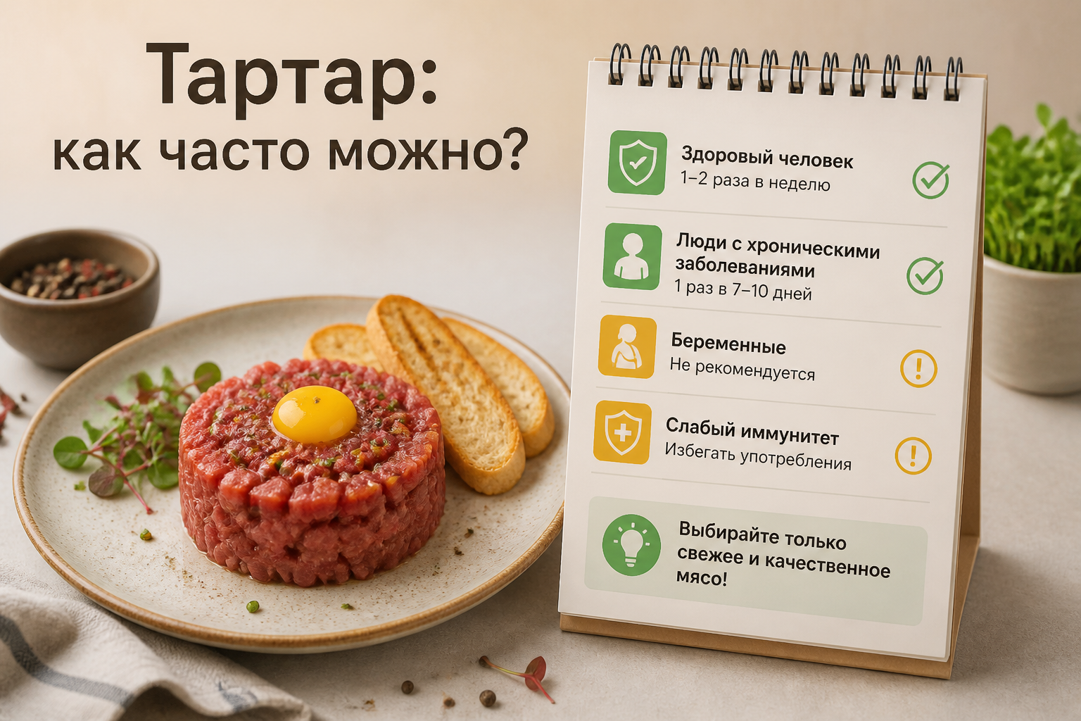 тартар как часто можно