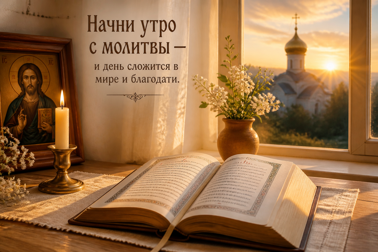 Тексты основных утренних молитв