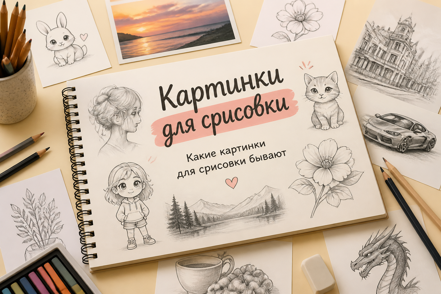 Какие картинки для срисовки бывают