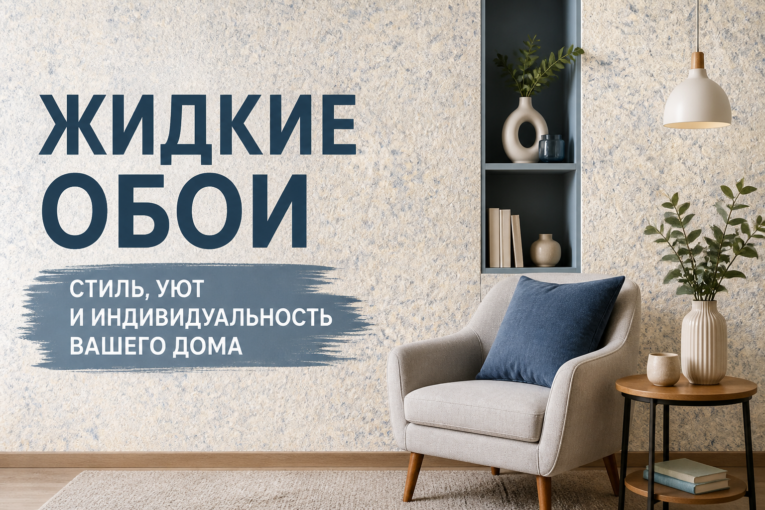 Жидкие обои: виды, нанесение и советы мастера
