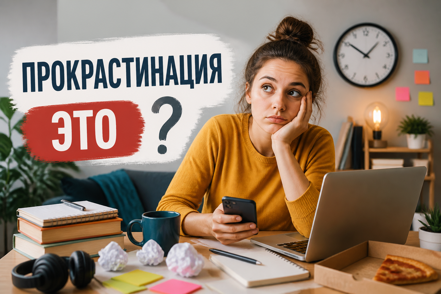 Прокрастинация: что это такое и почему мы откладываем дела