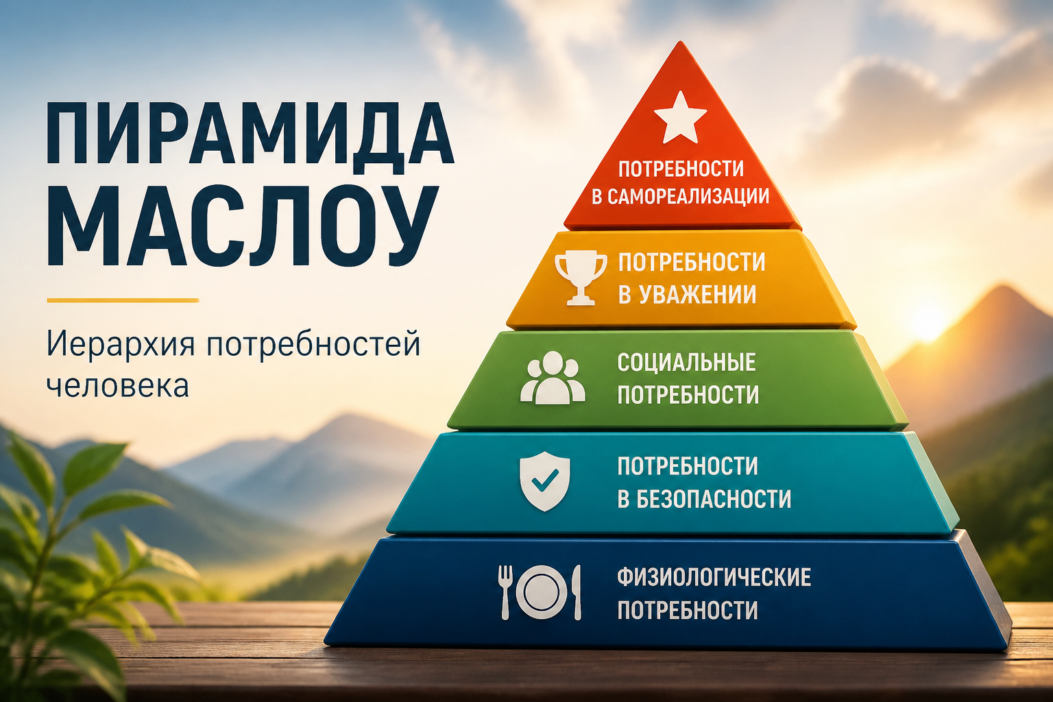 Пирамида Маслоу: уровни потребностей и как они работают