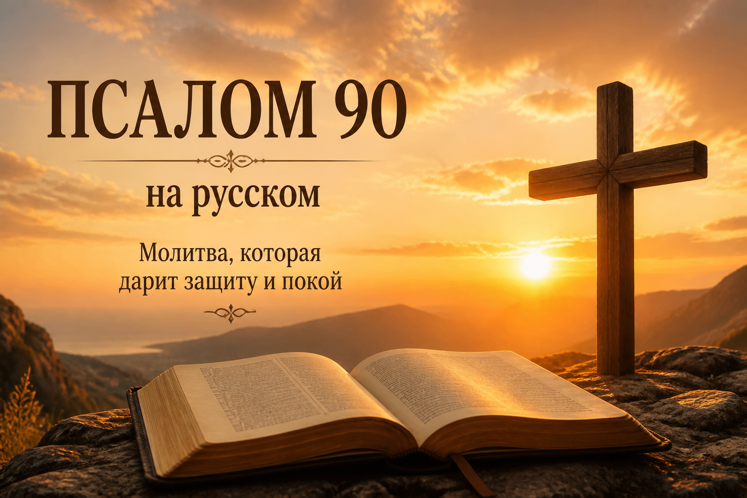 Псалом 90 на русском языке — полный текст и смысл