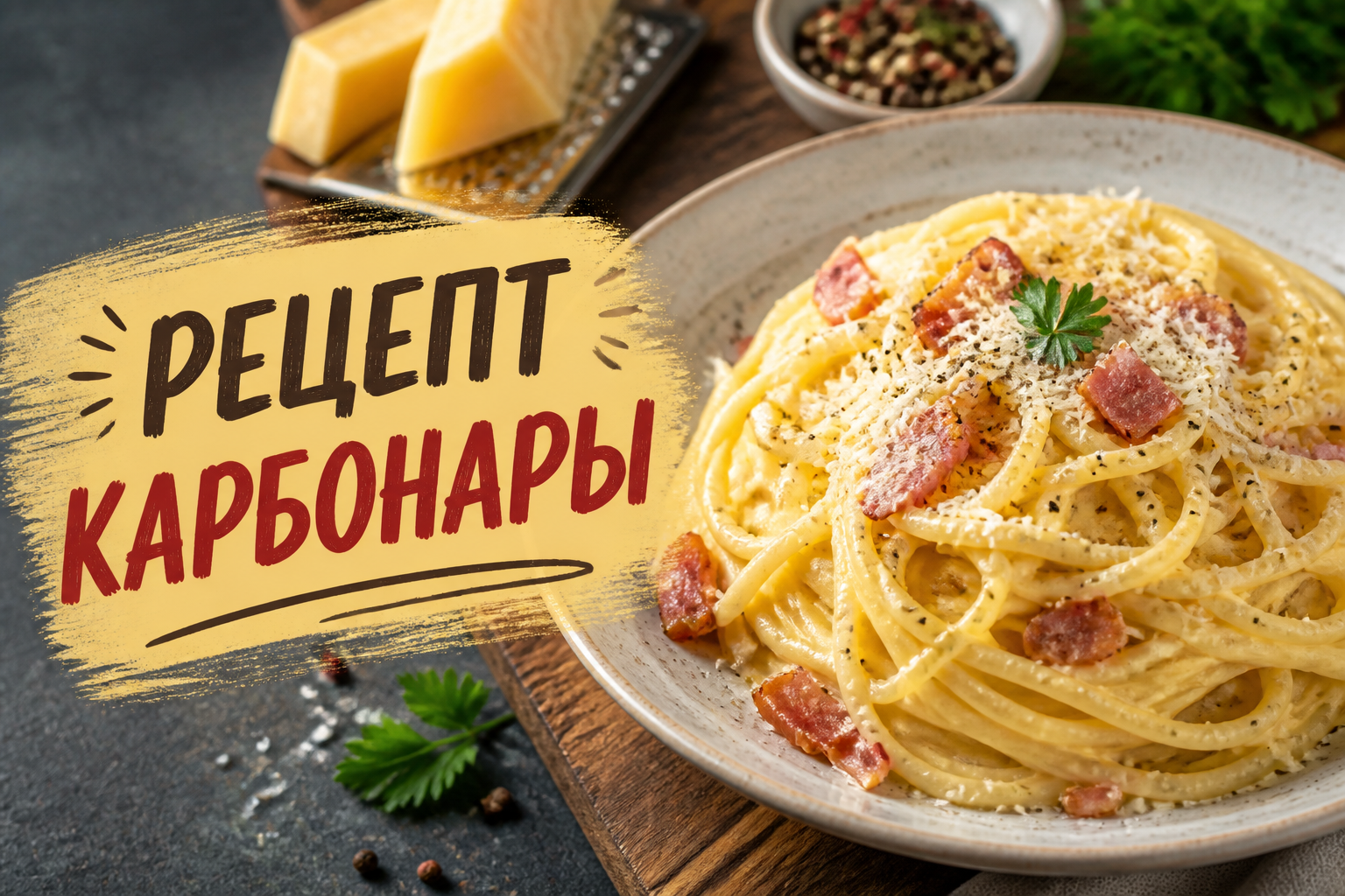Рецепт карбонары: классический итальянский без сливок