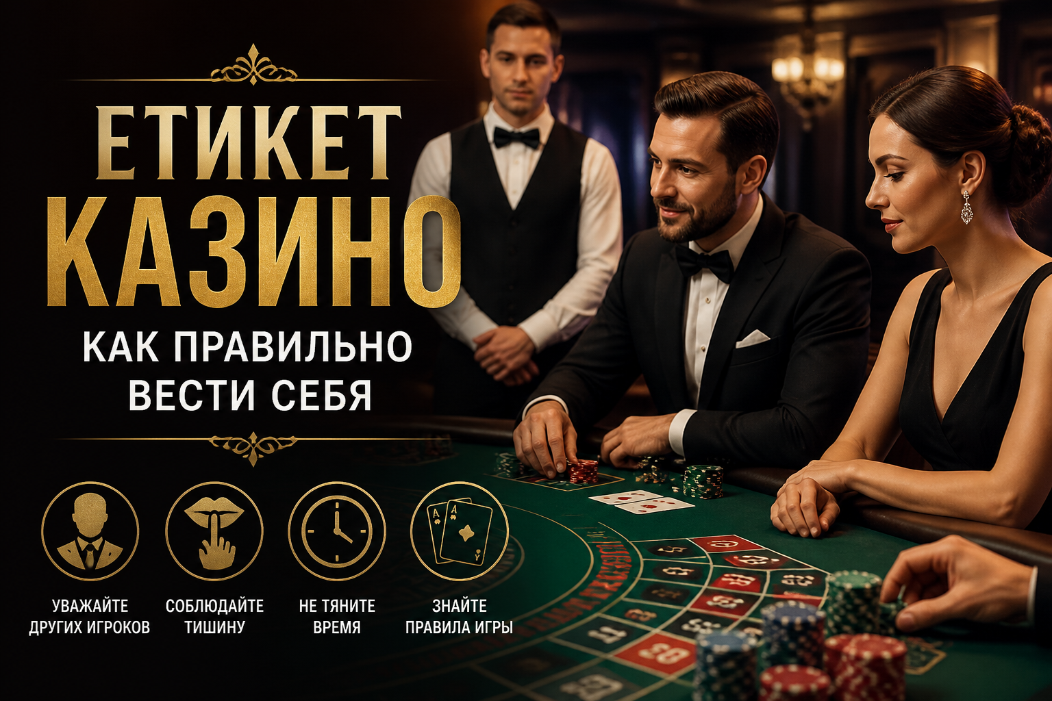 Этикет казино: как правильно вести себя в игровом зале