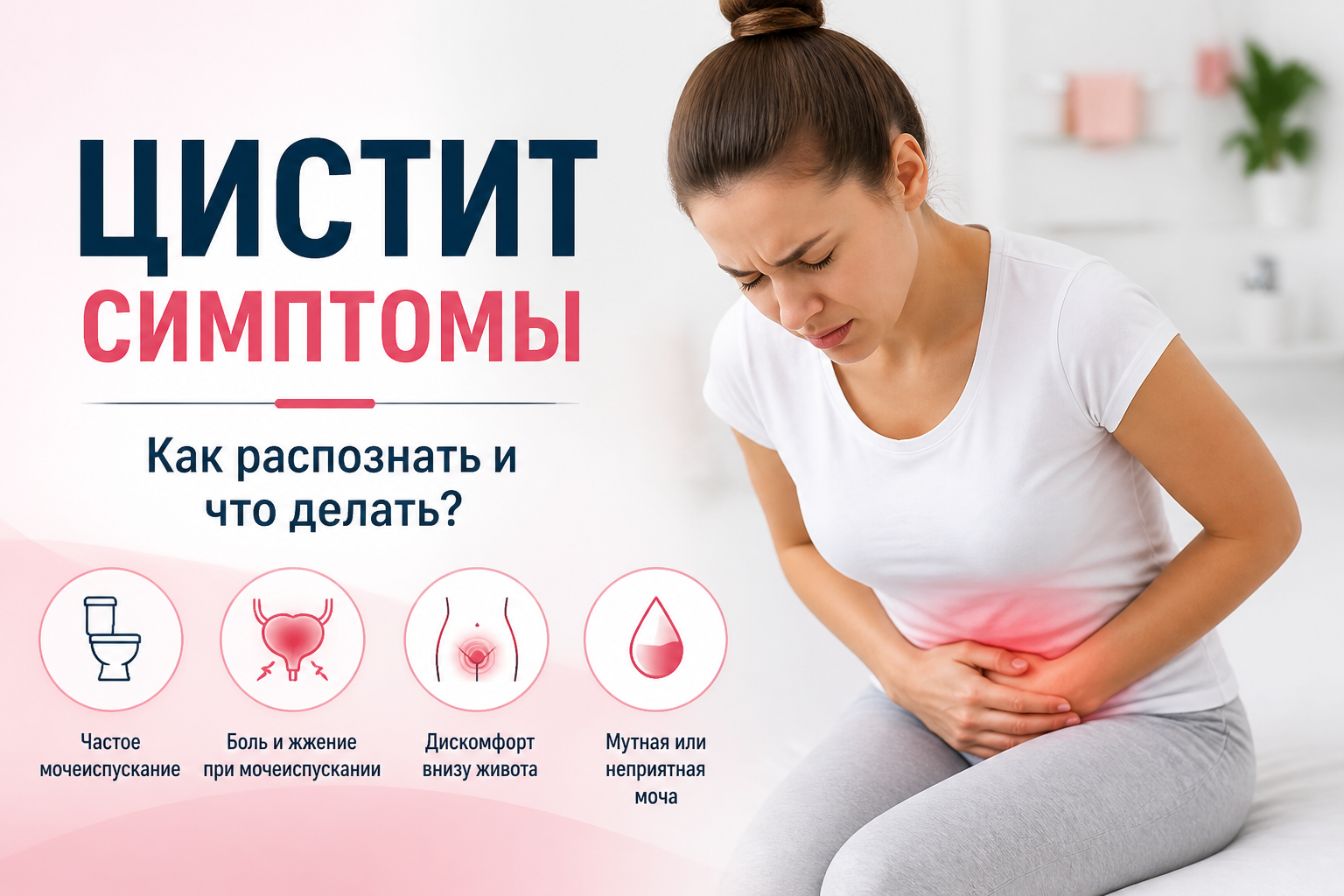 Цистит: симптомы, основные признаки и когда обращаться к врачу
